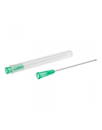 AGULHA BD 0,80X25 - VERDE